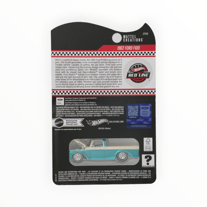 Hot Wheels 1962 Ford F100 - RLC (2026)