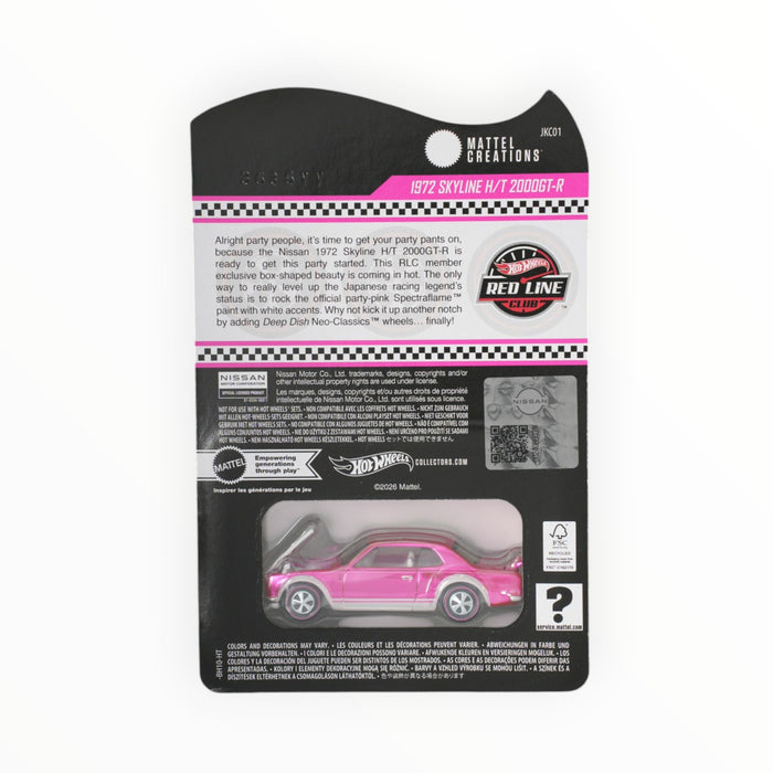 Hot Wheels 1972 Skyline H/T 2000GT-R - Collectors Nationals (2026)