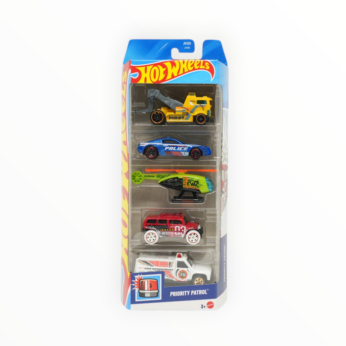 Hot Wheels Priority Patrol - 5-Packs (2026)