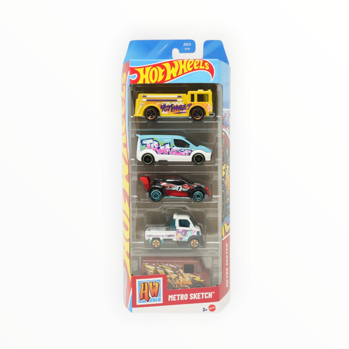 Hot Wheels Metro Sketch - 5-Packs (2026)