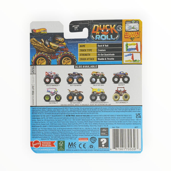 Hot Wheels Duck N' Roll - Monster Trucks (2026)