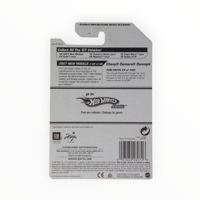 Hot Wheels Chevy Camaro Concept - Mainline (2007) 2/180