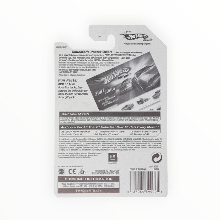 Hot Wheels Chevy Silverado - Mainline (2007) 20/180