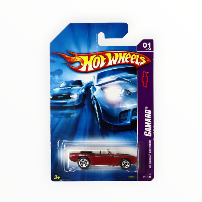 Hot Wheels '69 Camaro Convertible - Mainline (2007) 41/180