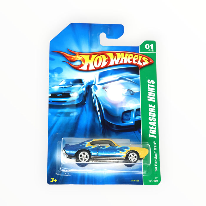 Hot Wheels '69 Pontiac GTO (Super Treasure Hunt) 2007 - 121/180
