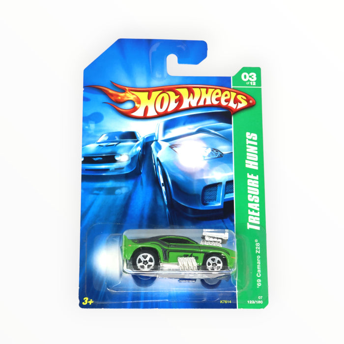 Hot Wheels '69 Camaro Z28 (Treasure Hunt) Mainline (2007) 123/180