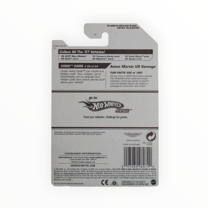 Hot Wheels Aston Martin V8 Vantage - Mainline (2007) 92/180
