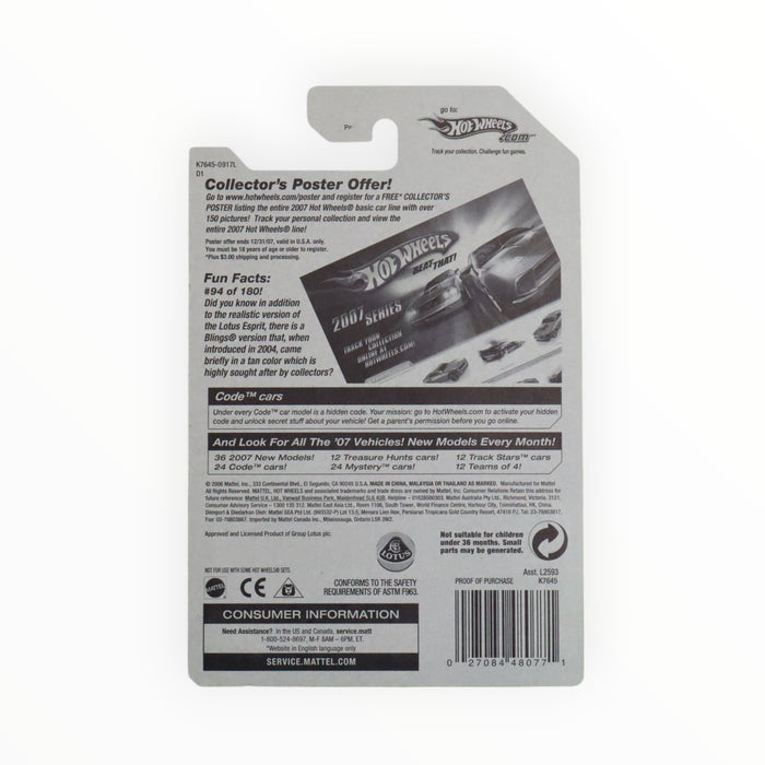 Hot Wheels Lotus Esprit - Mainline (2007) 94/180