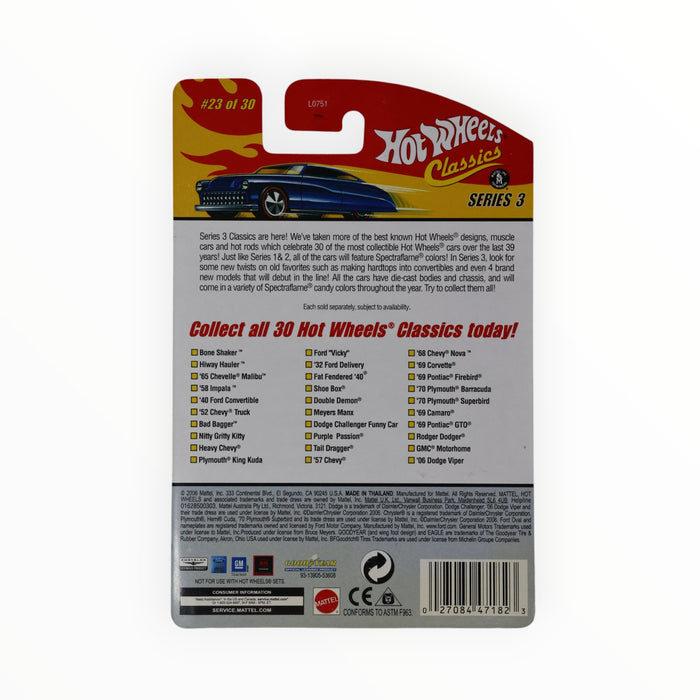 Hot Wheels '69 Pontiac Firebird - Hot Wheels Classics (2007) #23