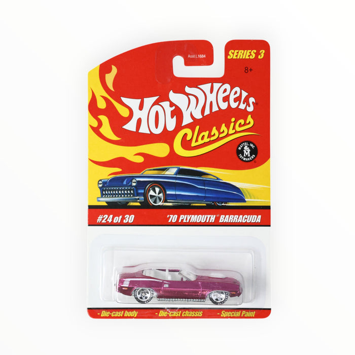 Hot Wheels '70 Plymouth Barracuda - Hot Wheels Classics (2007) #24