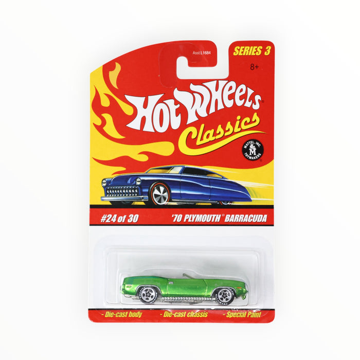 Hot Wheels '70 Plymouth Barracuda - Hot Wheels Classics (2007) #24