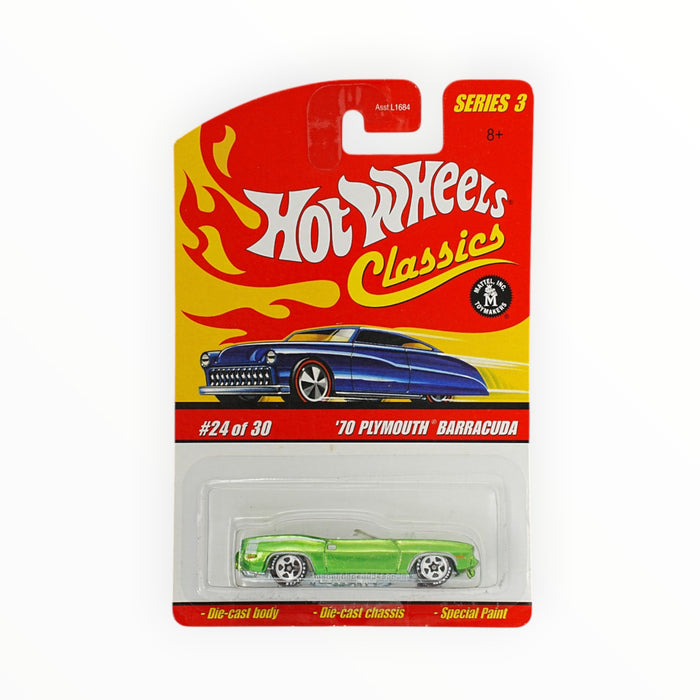 Hot Wheels '70 Plymouth Barracuda - Hot Wheels Classics (2007) #24