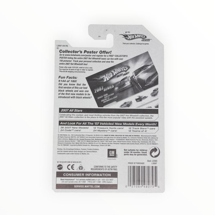 Hot Wheels Pontiac Firebird - Mainline (2007) 144/180