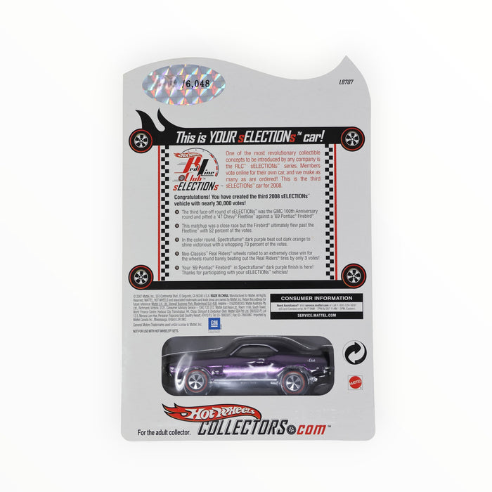 Hot Wheels '69 Pontiac Firebird - RLC (2008)