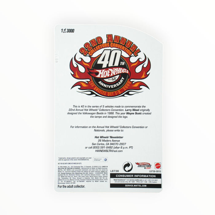Hot Wheels Volkswagen Beetle - Collectors Convention (2008)