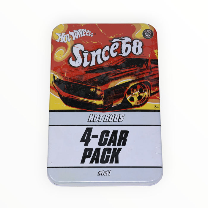 Hot Wheels Hot Rods 4-Car Tin Set - Since '68 (2008)