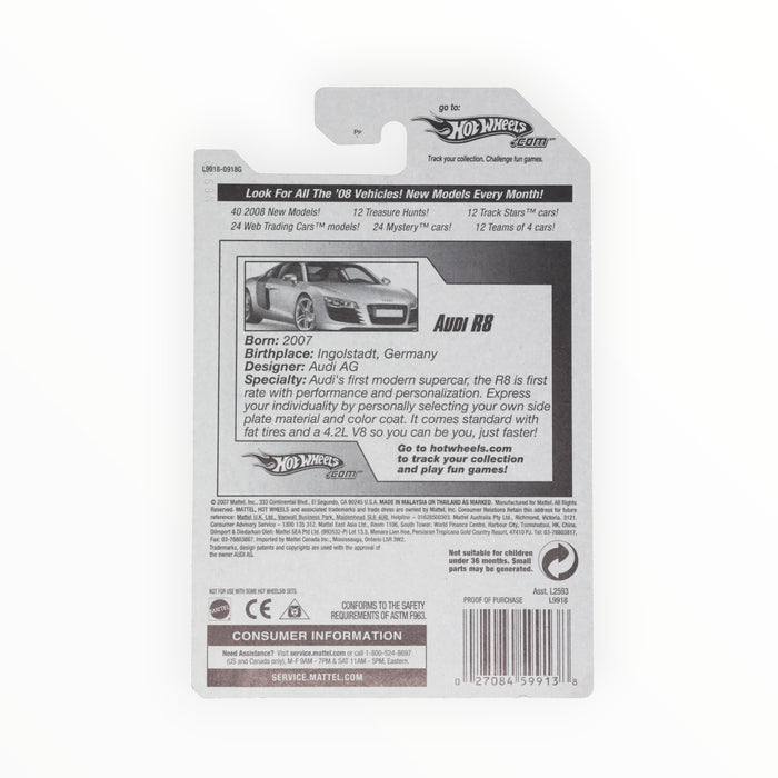 Hot Wheels Audi R8 - Mainline (2008) 3/196