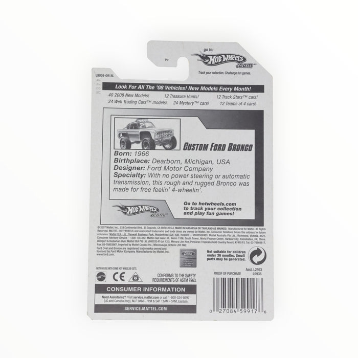 Hot Wheels Custom Ford Bronco - Mainline (2008) 21/196