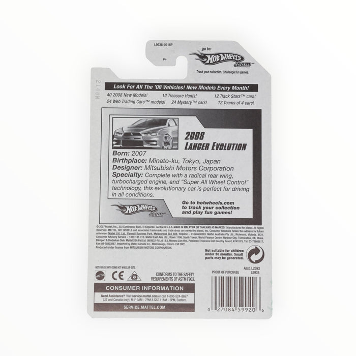 Hot Wheels 2008 Lancer Evolution - Mainline (2008) 23/196