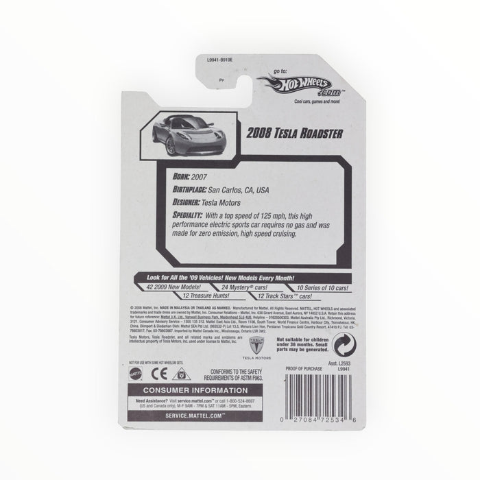 Hot Wheels 2008 Tesla Roadster - Mainline (2008) 26/196