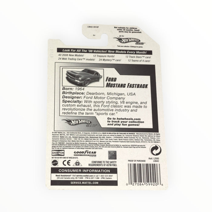 Hot Wheels Ford Mustang Fastback - Mainline (2008) 27/196