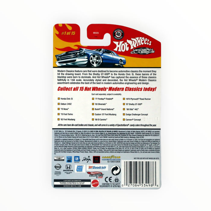Hot Wheels Honda Civic Si - Modern Classics (2008) 1/15