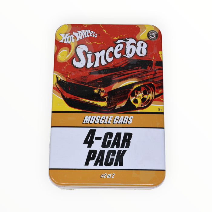 Hot Wheels Muscle Cars 4-Car Tin Set 2/2 - Since '68 (2008)