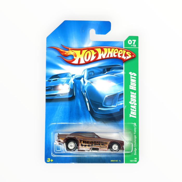 Hot Wheels Dodge Challenger Funny Car (Super Treasure Hunt) Mainline (2008) 167/196