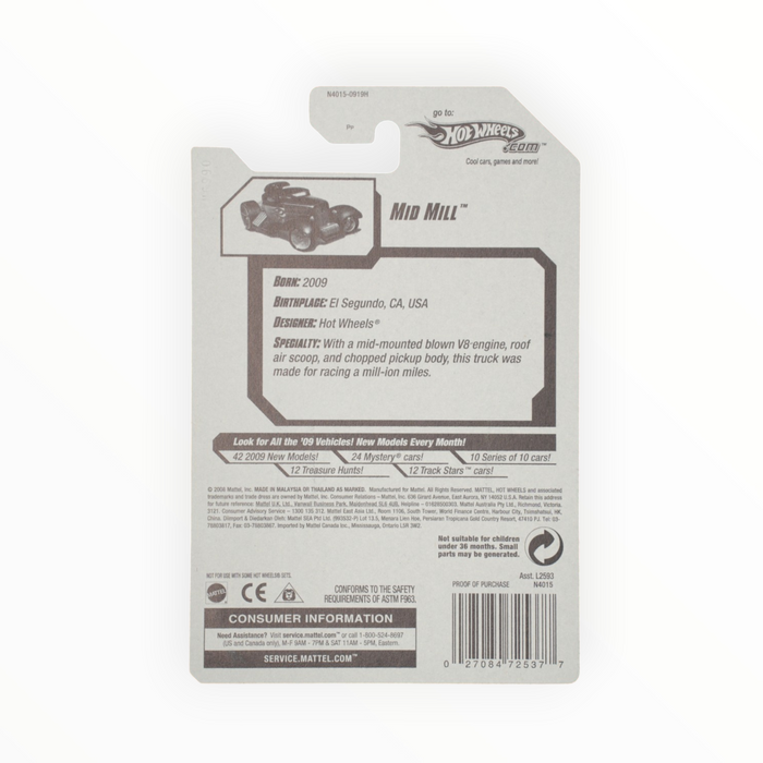 Hot Wheels Mid Mill - Mainline (2009) 12/190