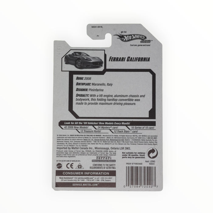 Hot Wheels Ferrari California - Mainline (2009) 38/190