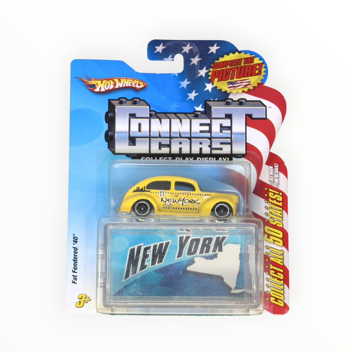 Hot Wheels Fat Fendered '40 (New York) Connect Cars (2009) 11/50