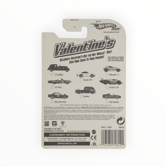 Hot Wheels Tesla Roadster - Valentine's (2009)