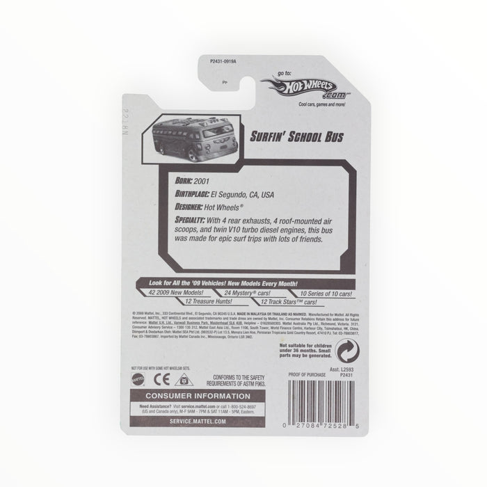 Hot Wheels Surfin' School Bus - Mainline (2009) 111/190