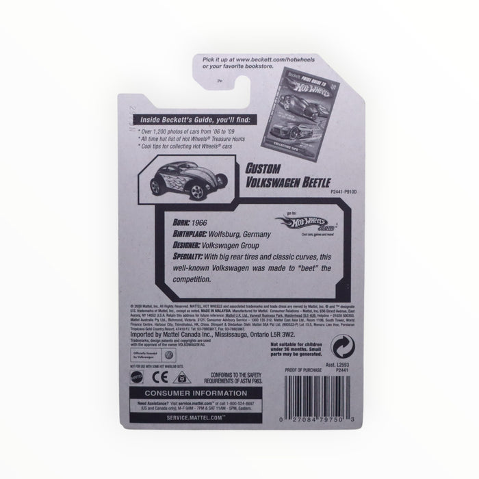 Hot Wheels Custom Volkswagen Beetle - Mainline (2009) 121/190