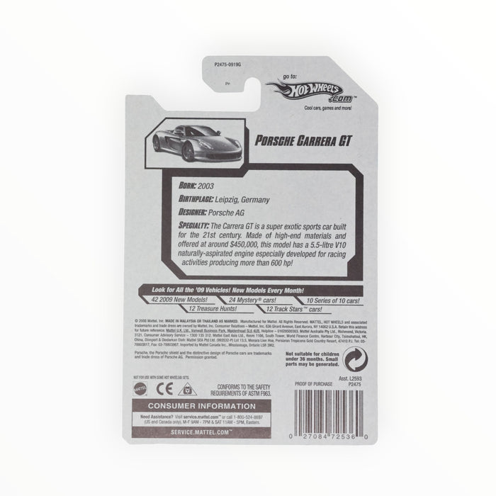 Hot Wheels Porsche Carrera GT - Mainline (2009) 155/190