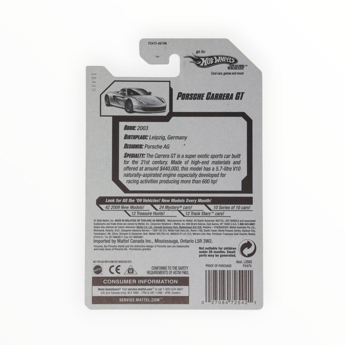 Hot Wheels Porsche Carrera GT - Mainline (2009) 155/190