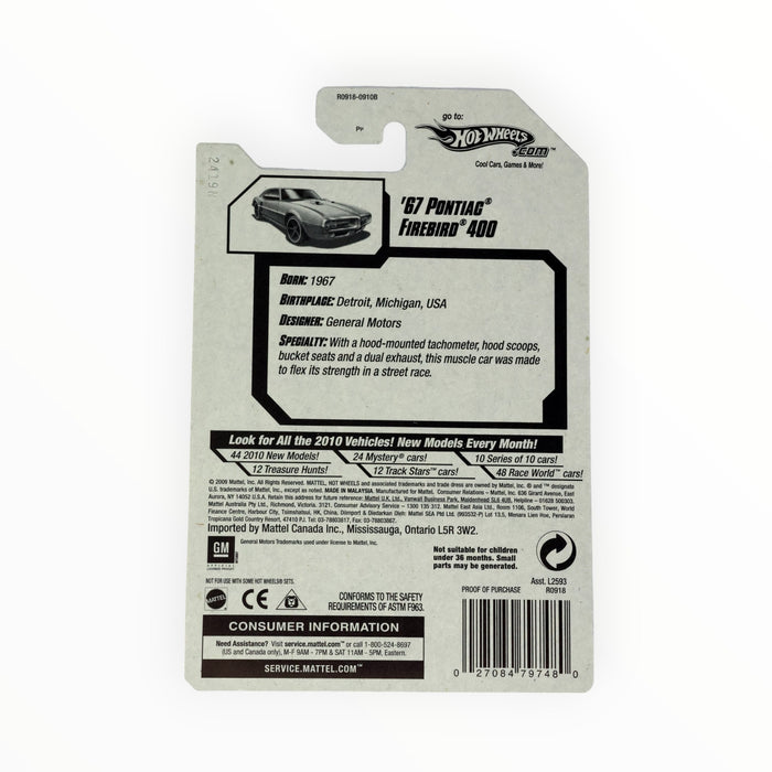 Hot Wheels '67 Pontiac Firebird 400 - Mainline (2010) 3/240