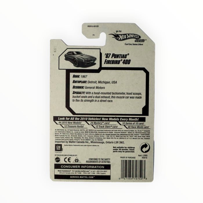 Hot Wheels '67 Pontiac Firebird 400 - Mainline (2010) 3/240