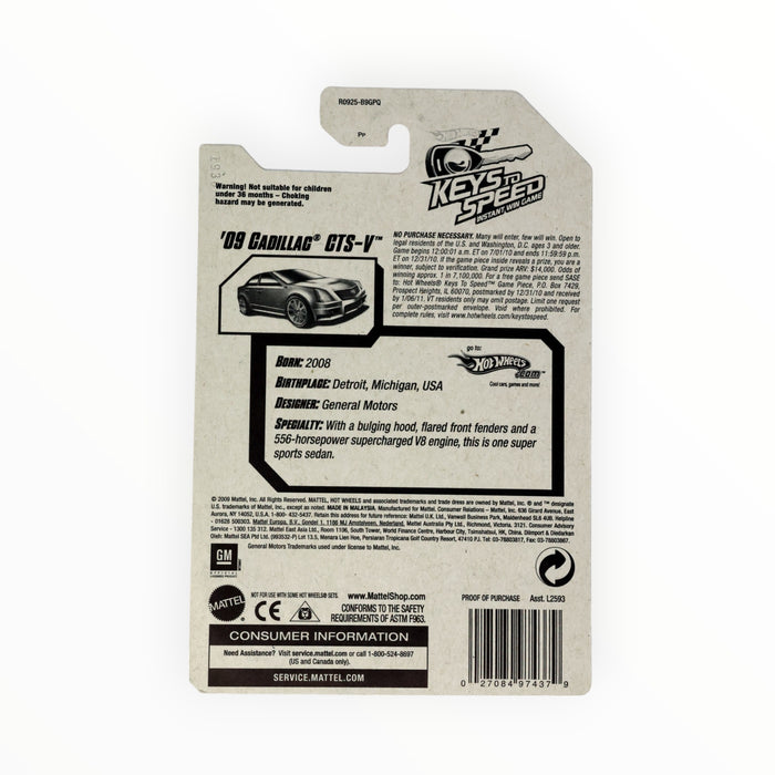 Hot Wheels '09 Cadillac CTS-V - Mainline (2010) 10/240
