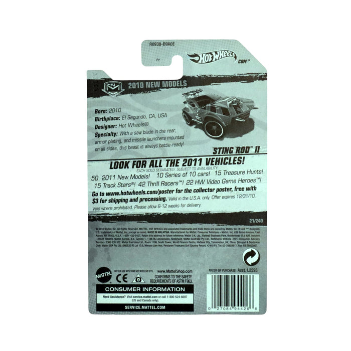 Hot Wheels Sting Rod II - Mainline (2010) 21/240