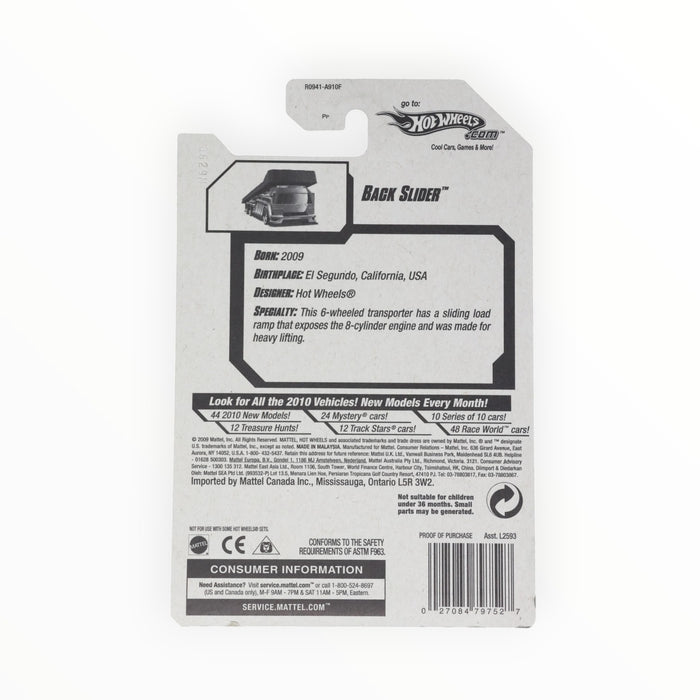 Hot Wheels Back Slider - Mainline (2010) 24/240
