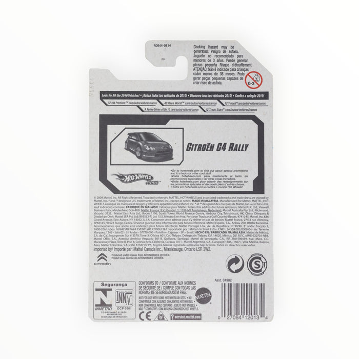 Hot Wheels Citroën C4 Rally - Mainline (Intl) (2010) 29/214