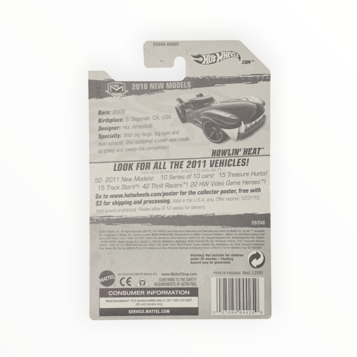 Hot Wheels Howlin' Heat - Mainline (2010) 29/240