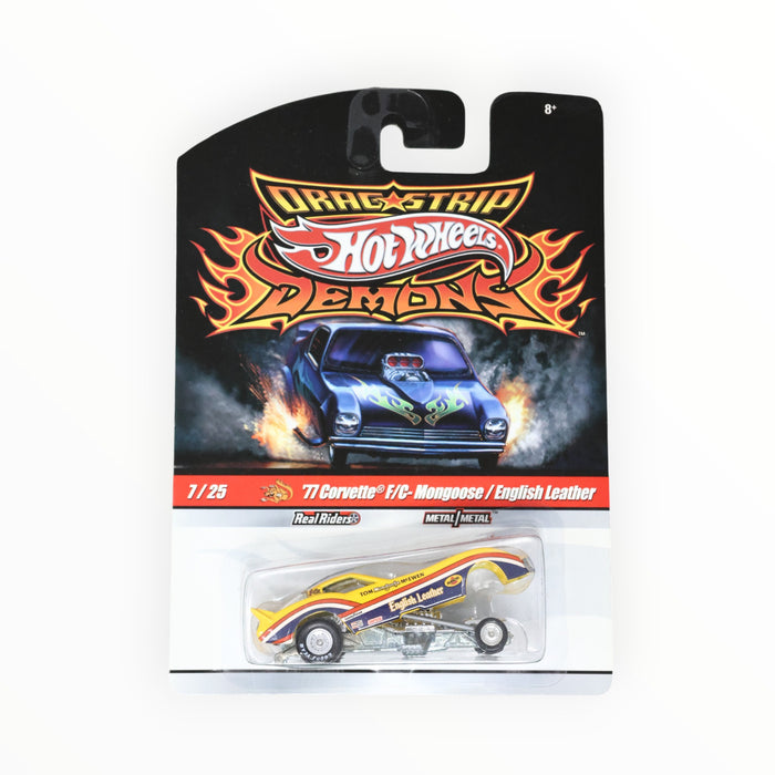 Hot Wheels '77 Corvette F/C - Mongoose / English Leather - Dragstrip Demons (2010) 7/26