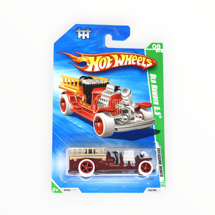 Hot Wheels Old Number 5.5 (Super Treasure Hunt) Mainline (2010) 52/240