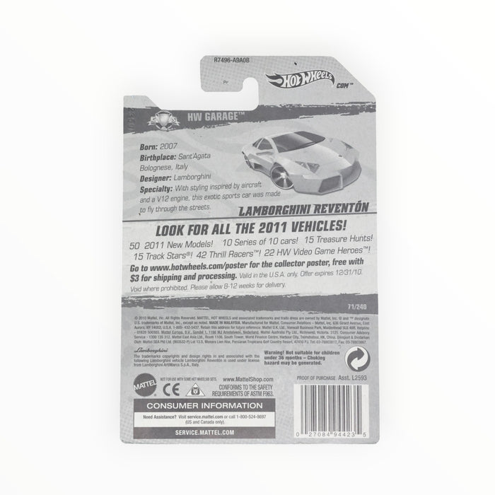 Hot Wheels Lamborghini Reventon - Mainline (2010) 71/240