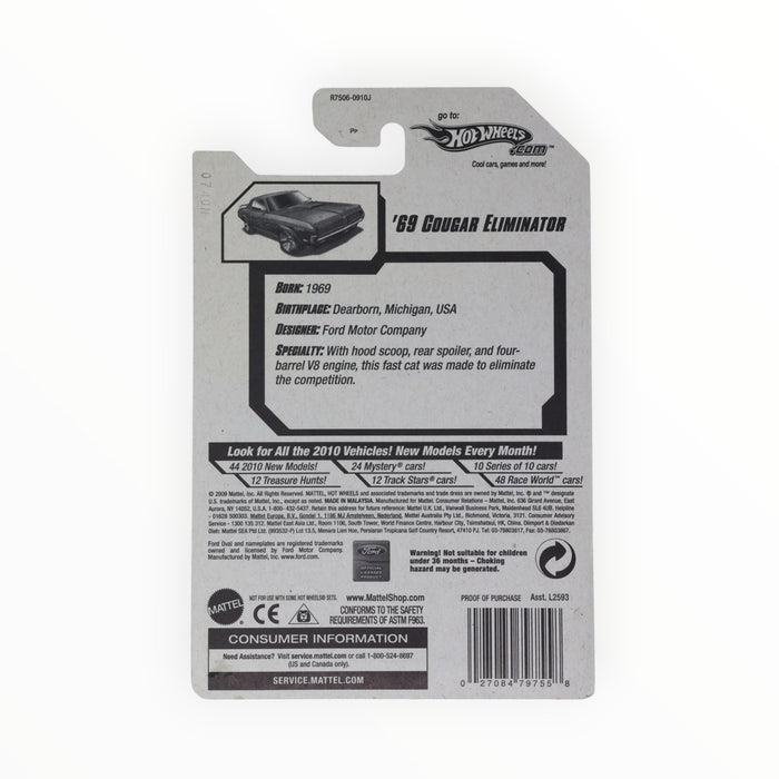 Hot Wheels '69 Cougar Eliminator - Mainline (2010) 81/240