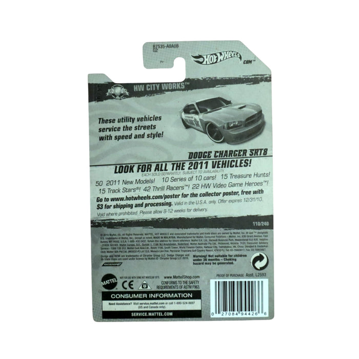 Hot Wheels Dodge Charger SRT8 - Mainline (2010) 110/240