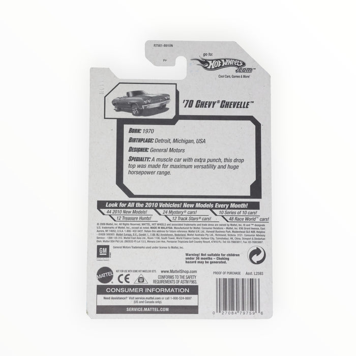 Hot Wheels '70 Chevy Chevelle - Mainline (2010) 136/240