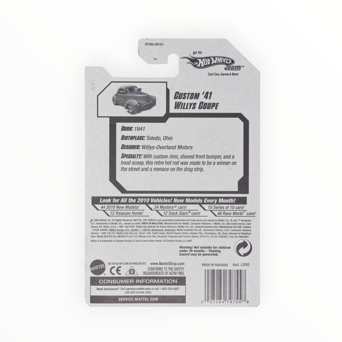 Hot Wheels Custom '41 Willys Coupe - Mainline (2010) 139/240